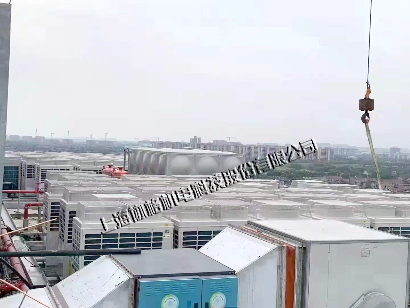 格力中央空调室外机实景